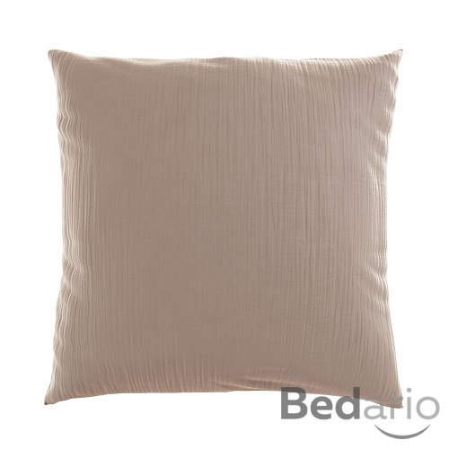 Mušelínový povlak na polštář 70x90 BÉŽOVÝ