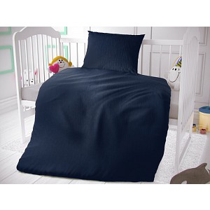 Dětské mušelínové 90x135+45x60 Tmavě modré