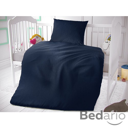 Dětské mušelínové 90x135+45x60 Tmavě modré