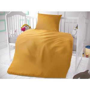 Dětské mušelínové 90x135+45x60 Žluté