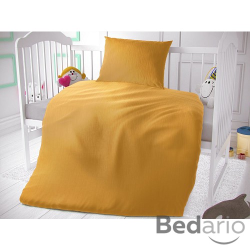 Dětské mušelínové 90x135+45x60 Žluté