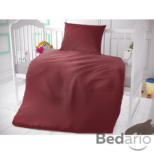 Dětské mušelínové 90x135+45x60 Vínové