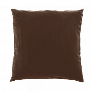 Mušelínový povlak na polštář 70x90 TMAVĚ HNĚDÝ
