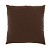 Mušelínový povlak na polštář 50x50 TMAVĚ HNĚDÝ