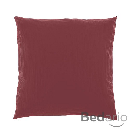 Mušelínový povlak na polštář 50x50 VÍNOVÝ