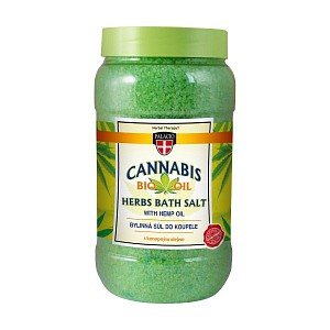 Konopná koupelová sůl, 1200 g