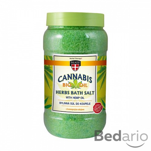 Konopná koupelová sůl, 1200 g