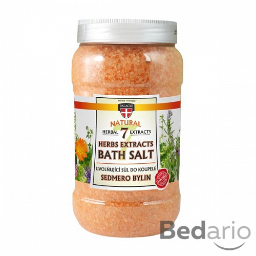 PALACIO Sedmero bylin sůl koupel, 1200 g