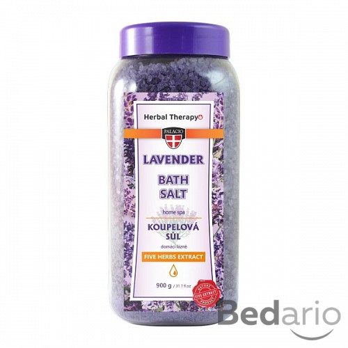 PALACIO Levandulová koupelová sůl, 900 g