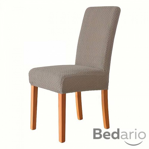 Univerzální elastický potah na židli RASTR světle hnědý