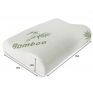 Tvarovaný polštář z paměťové pěny 40x60 Bamboo