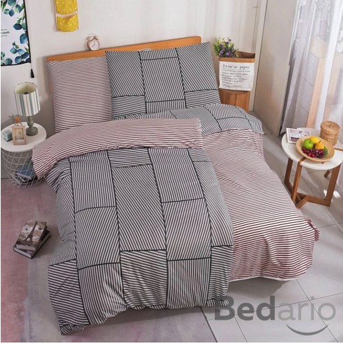 Microtop povlečení Comfort 140x200+70x90 Rastr