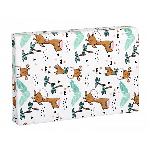 Prostěradlo jersey s elastanem 60x120 Žirafa