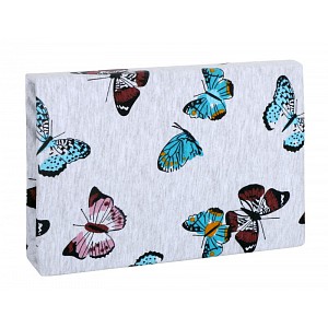 Prostěradlo jersey s elastanem 60x120 Motýlek