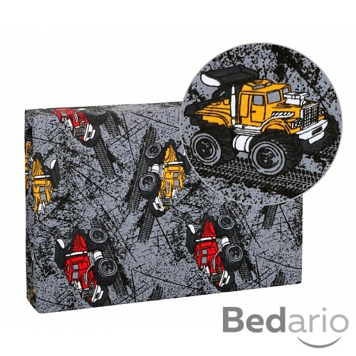 Prostěradlo jersey s elastanem 70x140 Auto