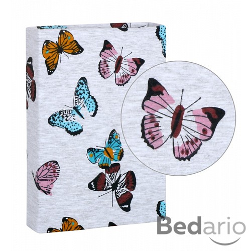 Prostěradlo jersey s elastanem 90x200 Žirafa