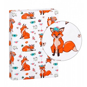 Prostěradlo jersey s elastanem 90x200 Lištička