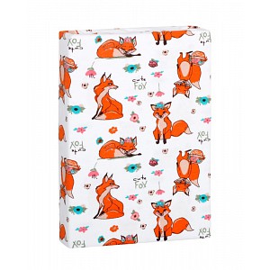 Prostěradlo jersey s elastanem 90x200 Lištička