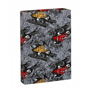 Prostěradlo jersey s elastanem 90x200 Auto