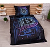 3D povlečení 140x200+70x90 Bitcoin