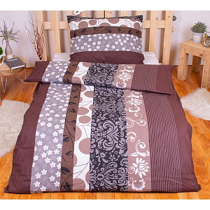 Prodloužené krepové povlečení 140x220+70x90 Monako