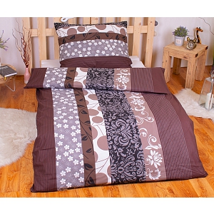 Prodloužené krepové povlečení 140x220+70x90 Monako