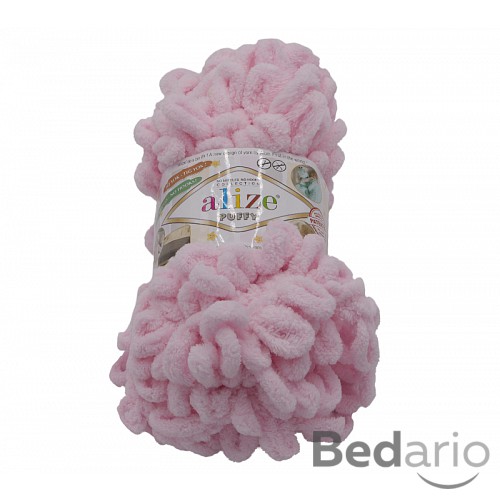 Příze PUFFY - 100g / 9 m - Růžová