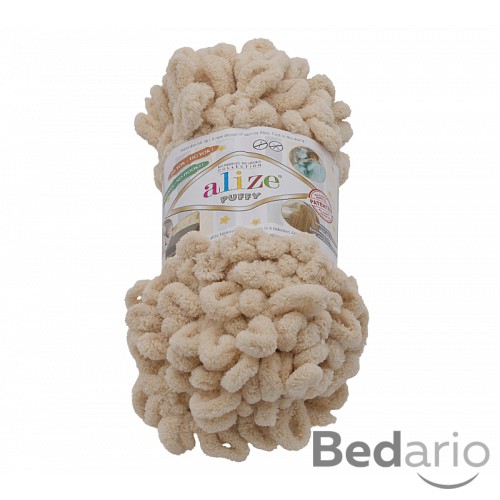 Příze PUFFY - 100g / 9 m - Béžová