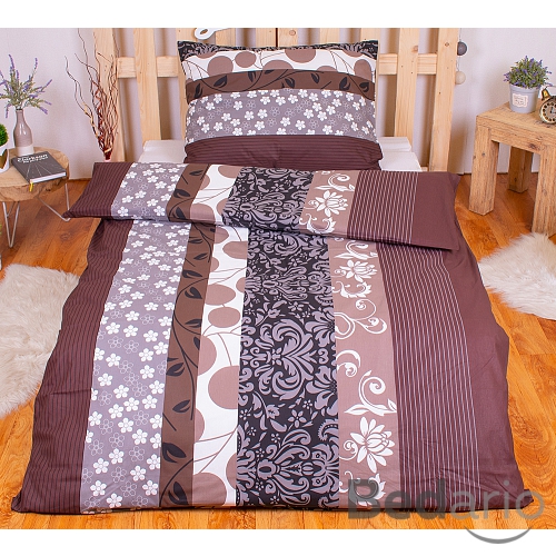 Prodloužené bavlněné povlečení 140x220+70x90 Monako