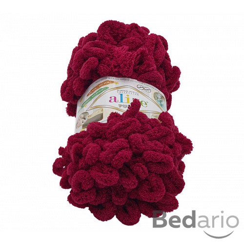 Příze PUFFY - 100g / 9 m - Bordová