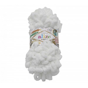 Příze PUFFY - 100g / 9 m - Bílá