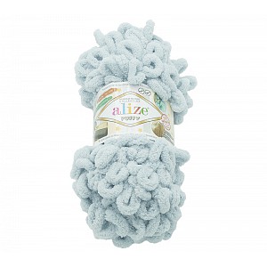 Příze PUFFY - 100g / 9 m - Šedá