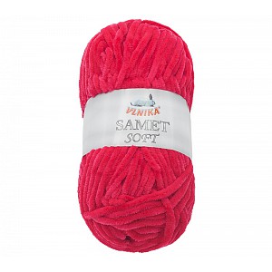 Příze SAMET - 100g / 100 m - Červená