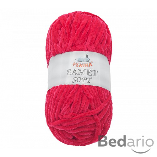 Příze SAMET - 100g / 100 m - Červená