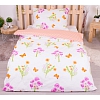 Prodloužené bavlněné povlečení 140x220+70x90 Motýlí louka malá