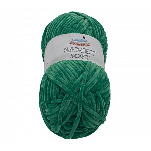 Příze SAMET - 100g / 100 m - Zelená