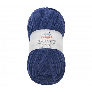 Příze SAMET - 100g / 100 m - Modrá