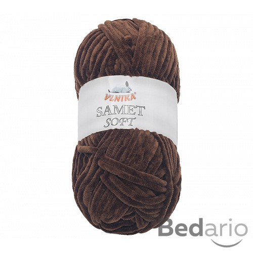 Příze SAMET - 100g / 100 m - Hnědá