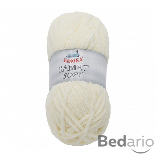 Příze SAMET - 100g / 100 m - Smetanová