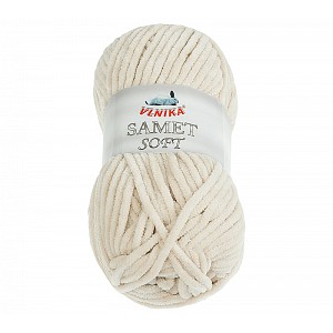 Příze SAMET - 100g / 100 m - Krémová