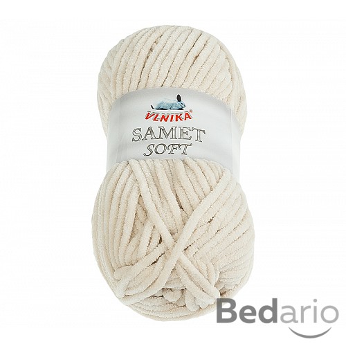 Příze SAMET - 100g / 100 m - Krémová