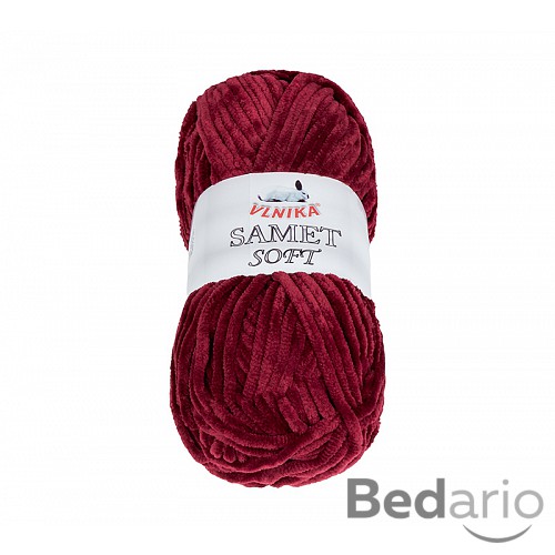 Příze SAMET - 100g / 100 m - Višňová