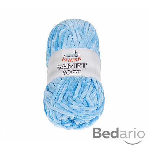 Příze SAMET - 100g / 100 m - Světle modrá