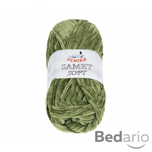 Příze SAMET - 100g / 100 m - Khaki