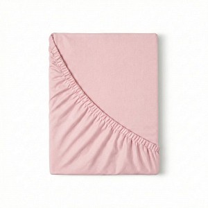 Jersey prostěradlo s lycrou DeLuxe 160x200 světle růžové