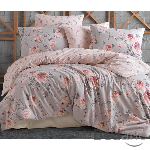 Bavlněné povlečení DELUXE 140x200+70x90 Šípková růže