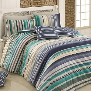 Prodloužené bavlněné povlečení DELUXE 140x220+70x90 San Marino