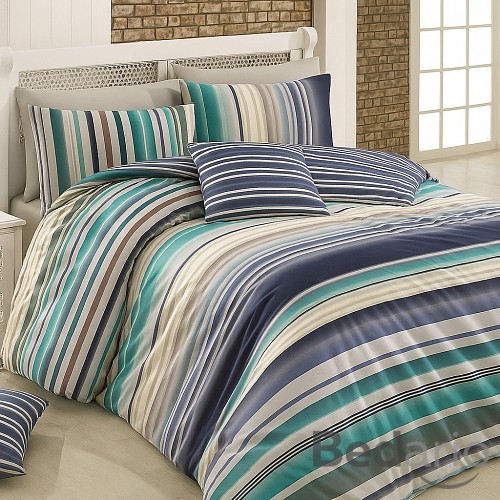 Prodloužené bavlněné povlečení DELUXE 140x220+70x90 San Marino