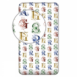 Dětské bavlněné prostěradlo 90x200 Harry Potter