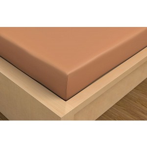 Prostěradlo bavlněné napínací 180x200 Béžové